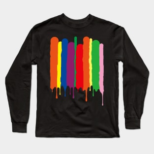 Rainbow Rain Long Sleeve T-Shirt